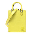 Epi Petit Sac Plat Yellow Citron