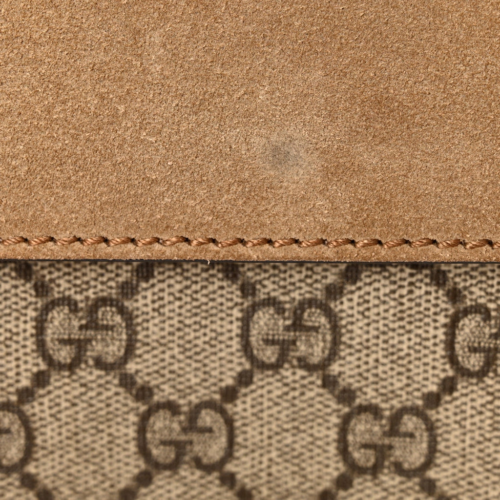 GG Supreme Monogram Small Dionysus Shoulder Bag Taupe