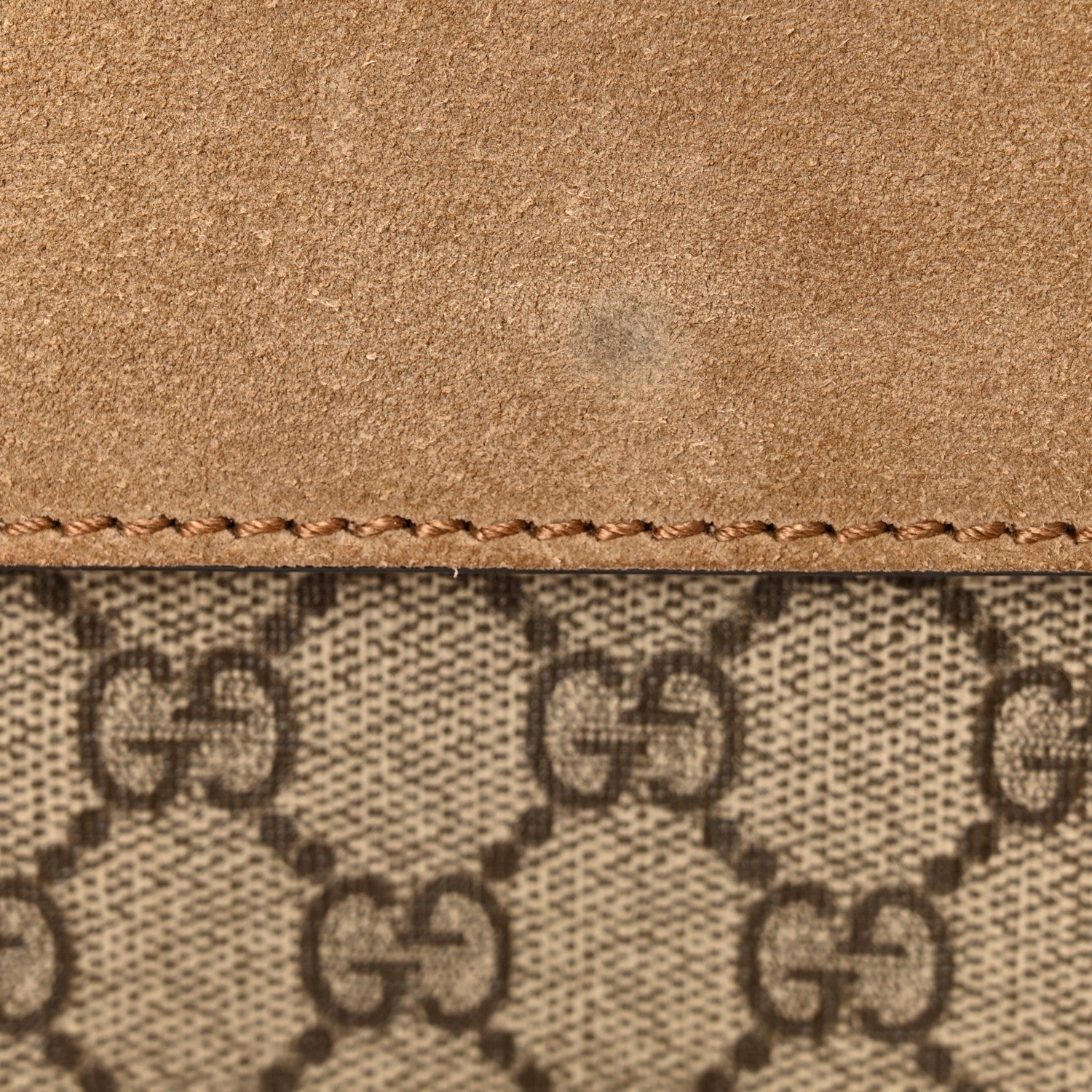 GG Supreme Monogram Small Dionysus Shoulder Bag Taupe