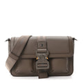 Grained Calfskin Hit The Road Bag Brown