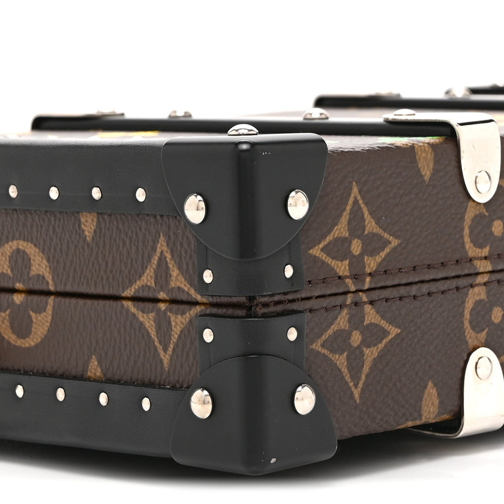 Monogram Wallet Trunk Black Multicolor