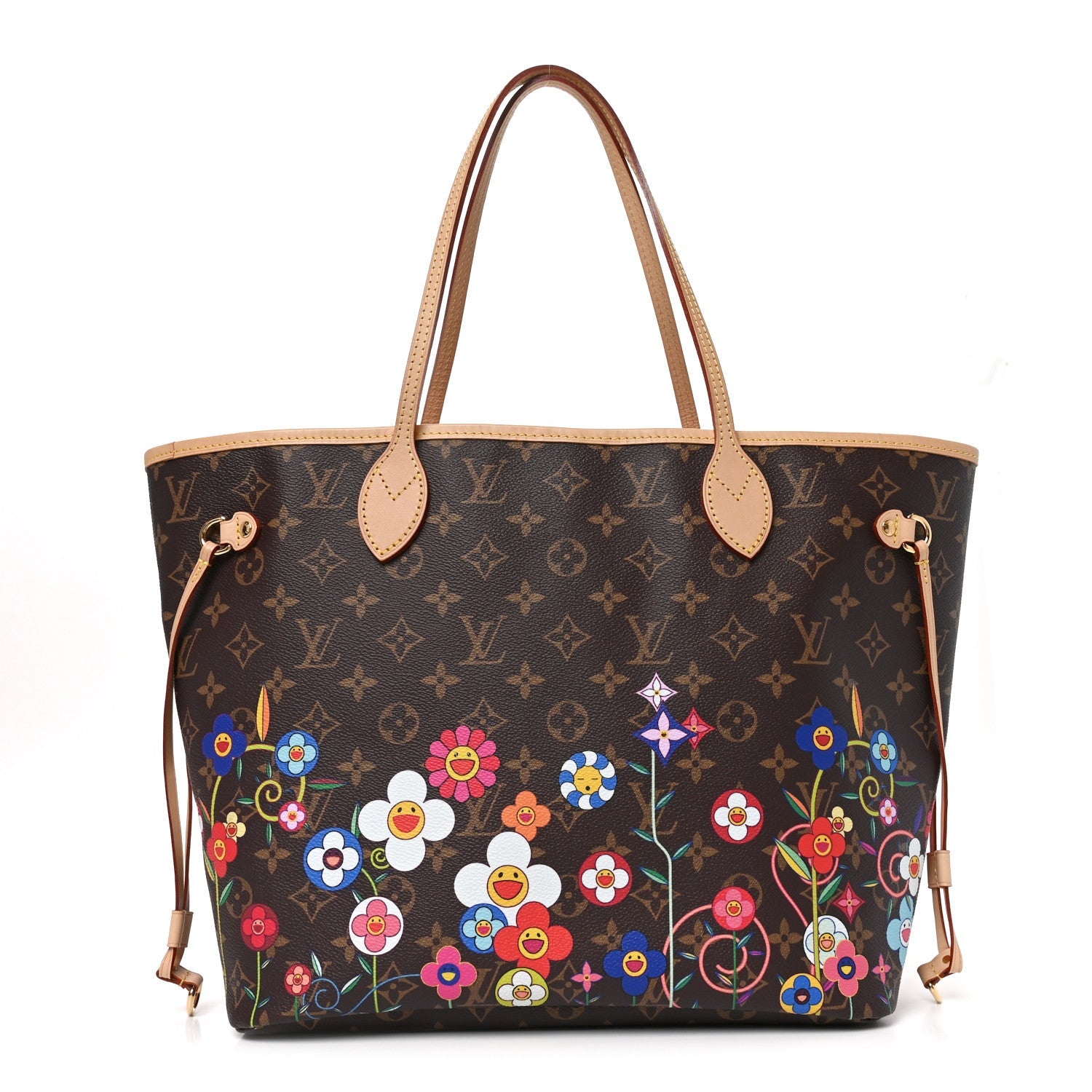 LV X TM Monogram Flowers Neverfull MM