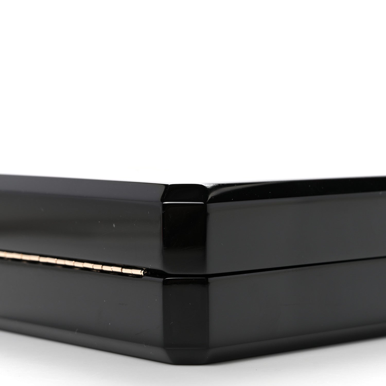 Plexiglass Perfume Bottle Clutch Black