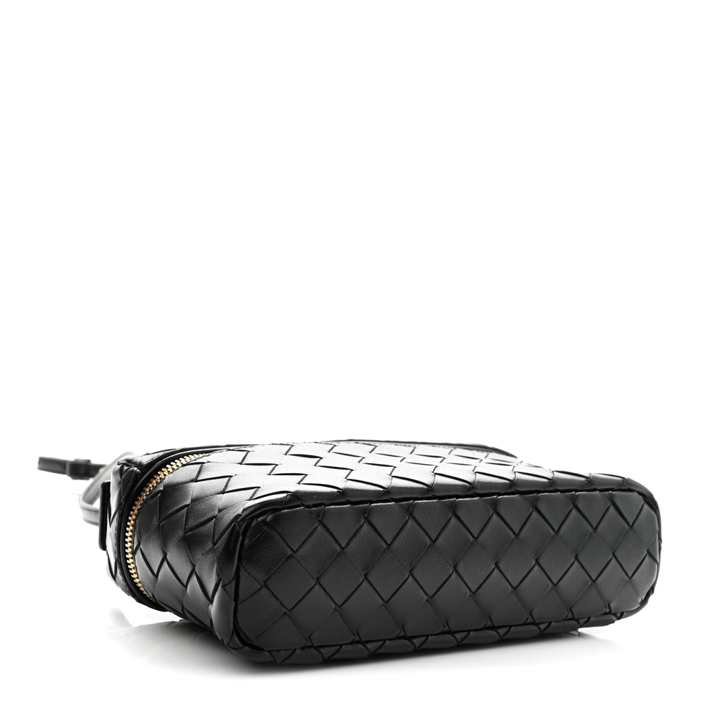 Calfskin Intrecciato Bang Bang Vanity Case Black
