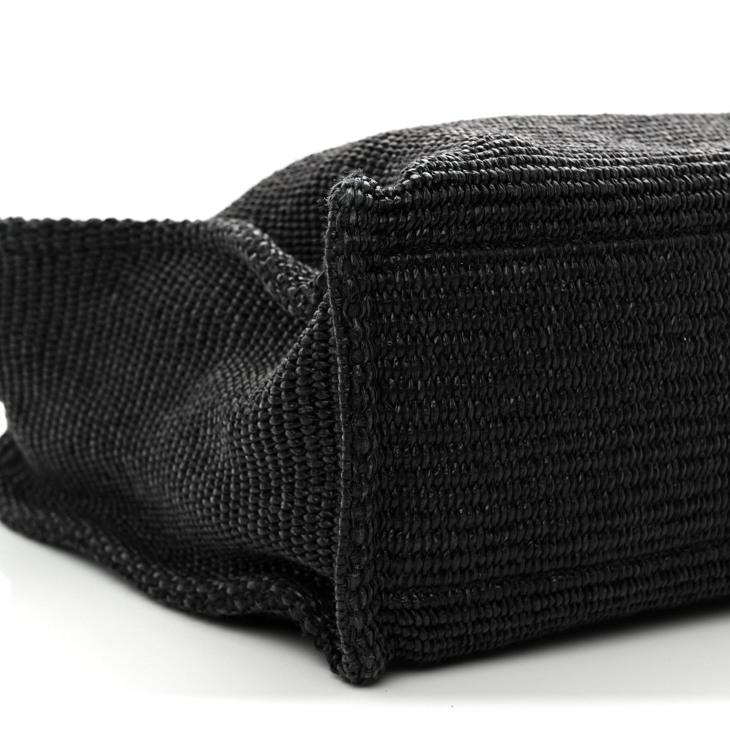 Raffia Medium G Tote Black