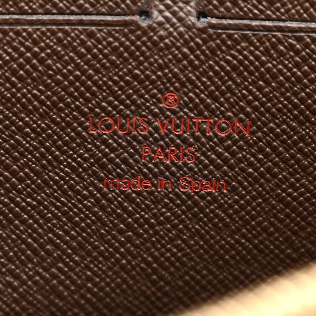Damier Ebene Zippy Wallet
