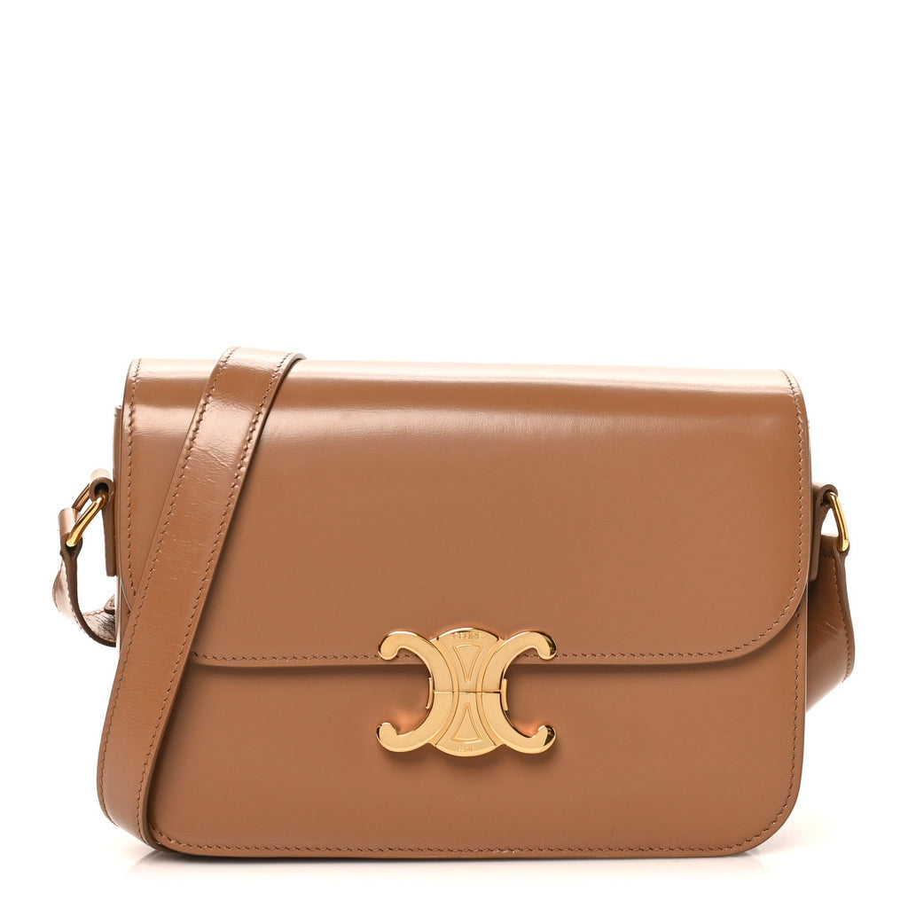 Shiny Calfskin Teen Triomphe Bronze