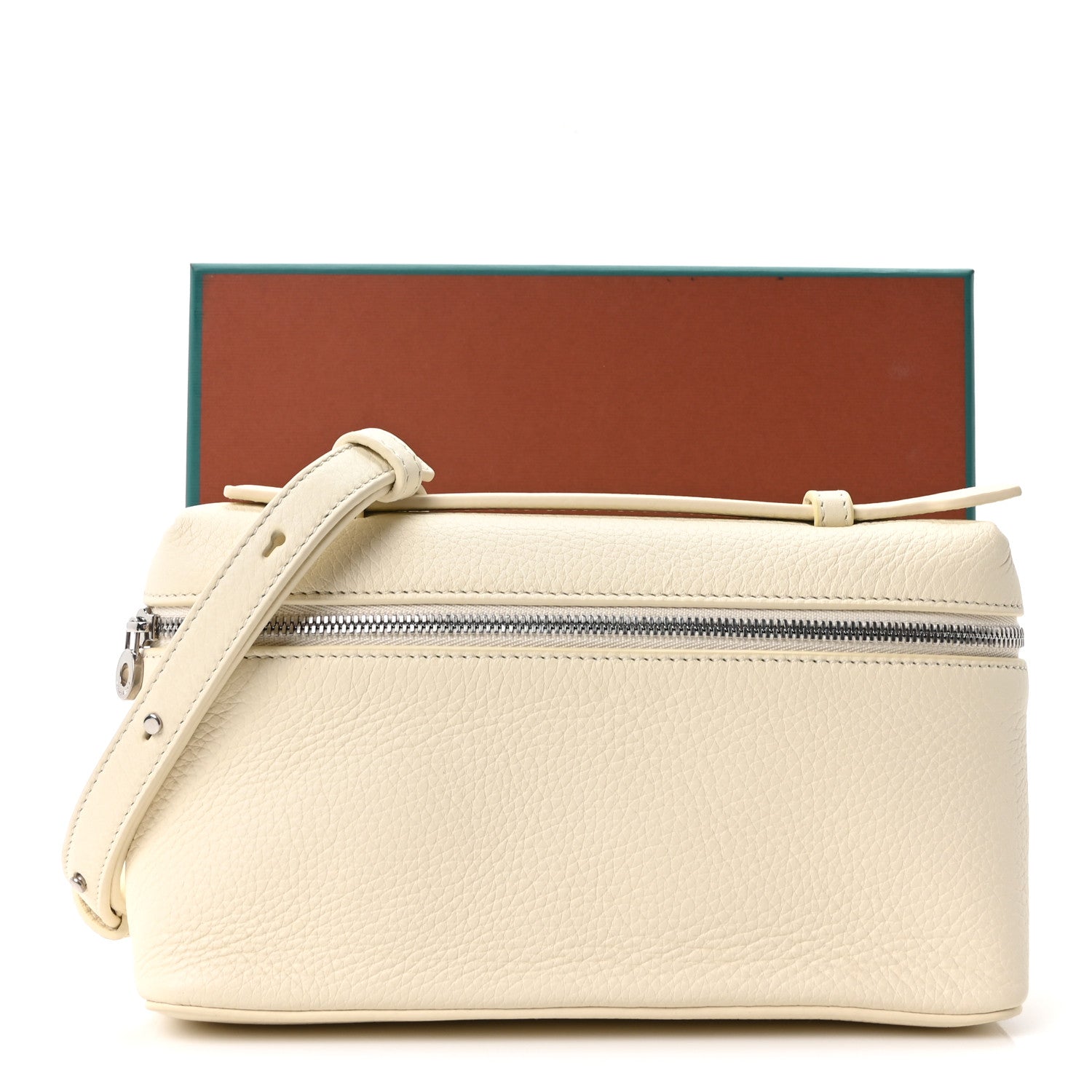 Tender Calfskin L19 Extra Pocket Pouch Whisper White