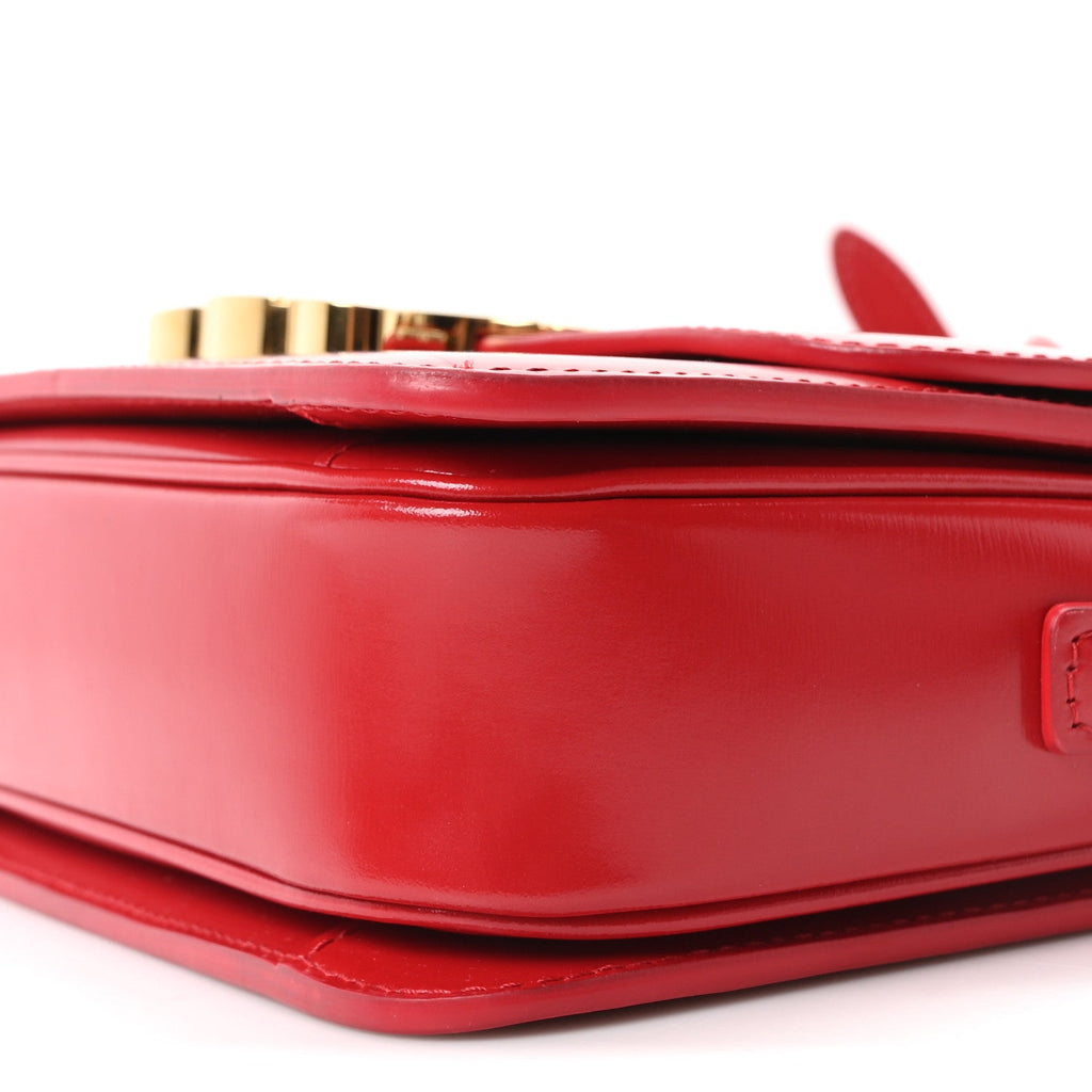 Shiny Calfskin Teen Triomphe Red