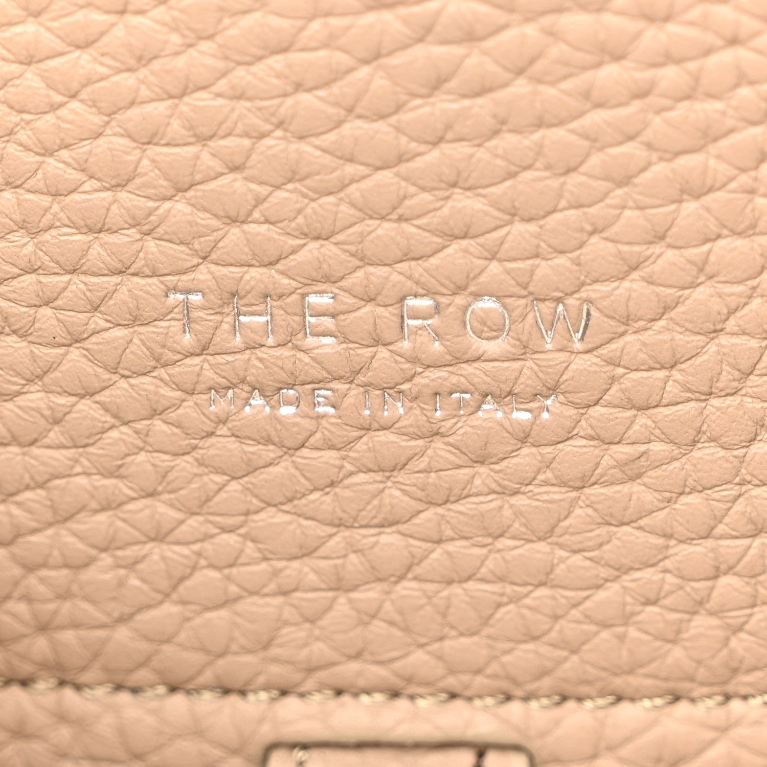 Grained Calfskin Soft Margaux 10 Bag Dark Taupe