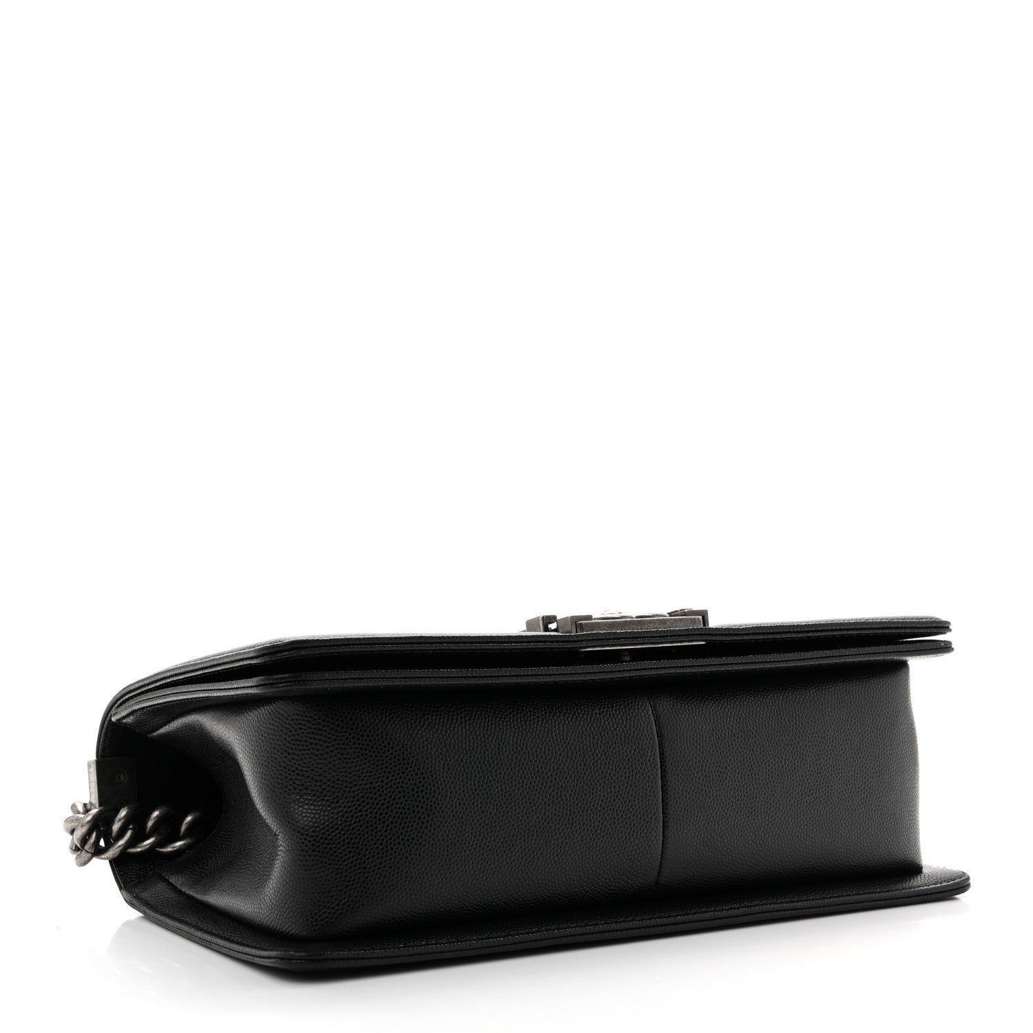 Caviar Quilted Medium Boy Flap Black