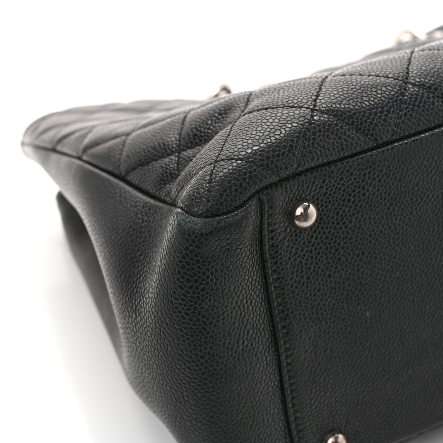 Caviar Quilted XL Grand Shopping Tote GST Black
