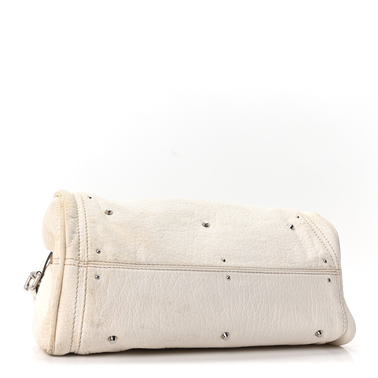 Calfskin Medium Paddington Satchel Ivory