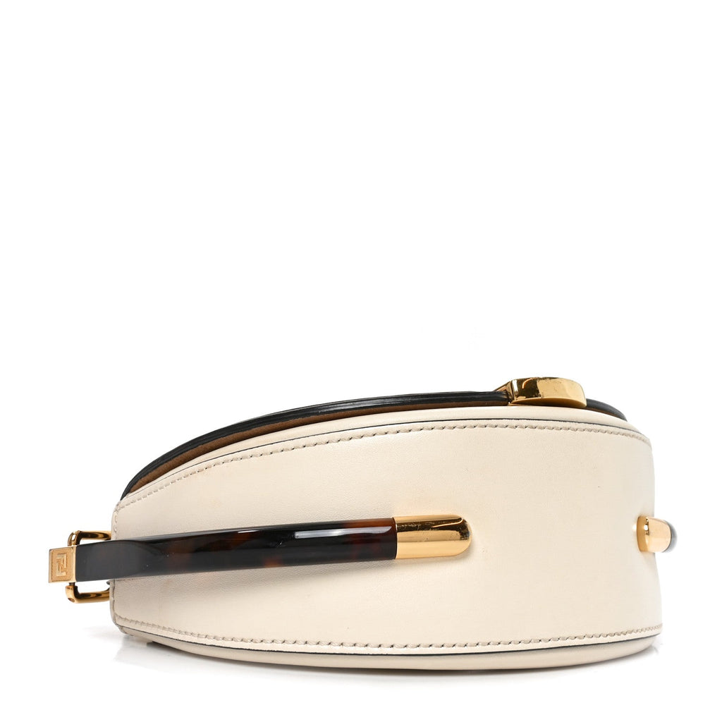 Vitello King Plexiglass Moonlight Shoulder Bag White Ice