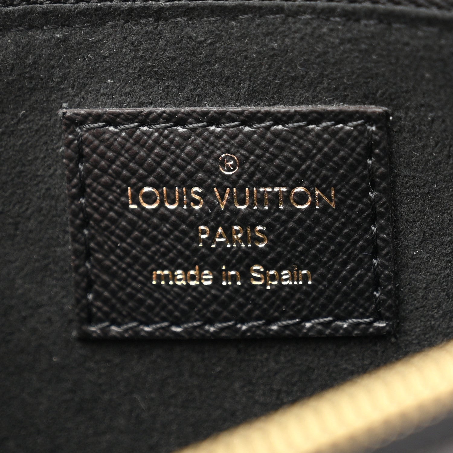 Monogram Giant Jungle Pochette Double Zip Black