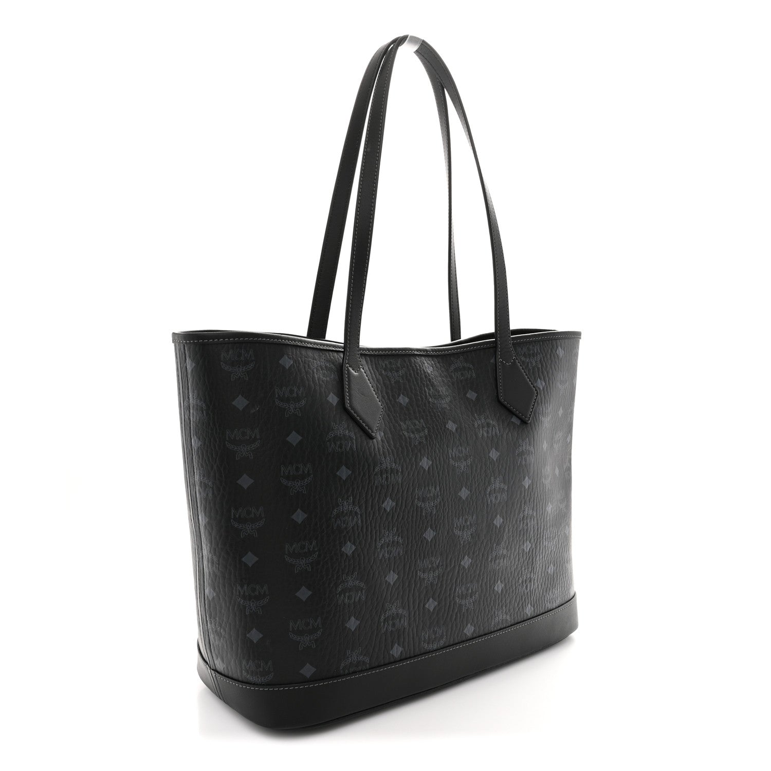 Visetos Medium New Liz Shopper Tote Black