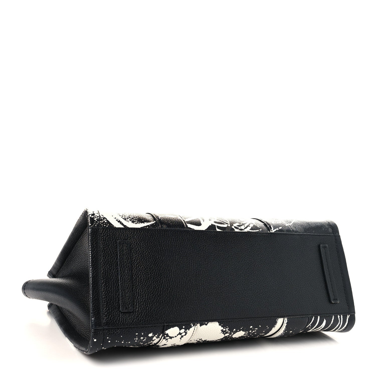 X FUTURA Grained Calfskin Large The Tote Bag Black