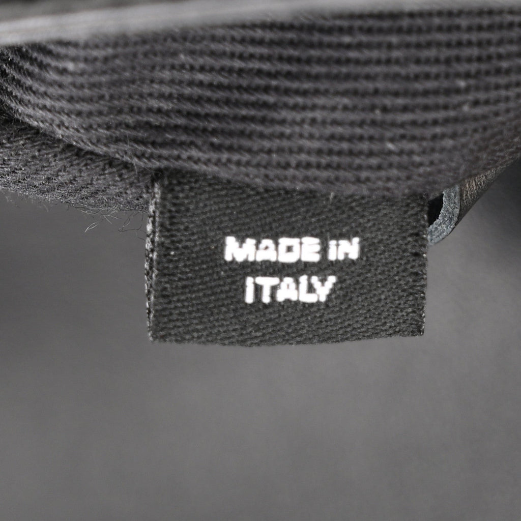 Calfskin Quilted CC Uniform Flap Belt Bag Black