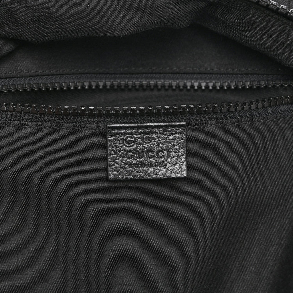 Nylon Monogram Slim Backpack Black