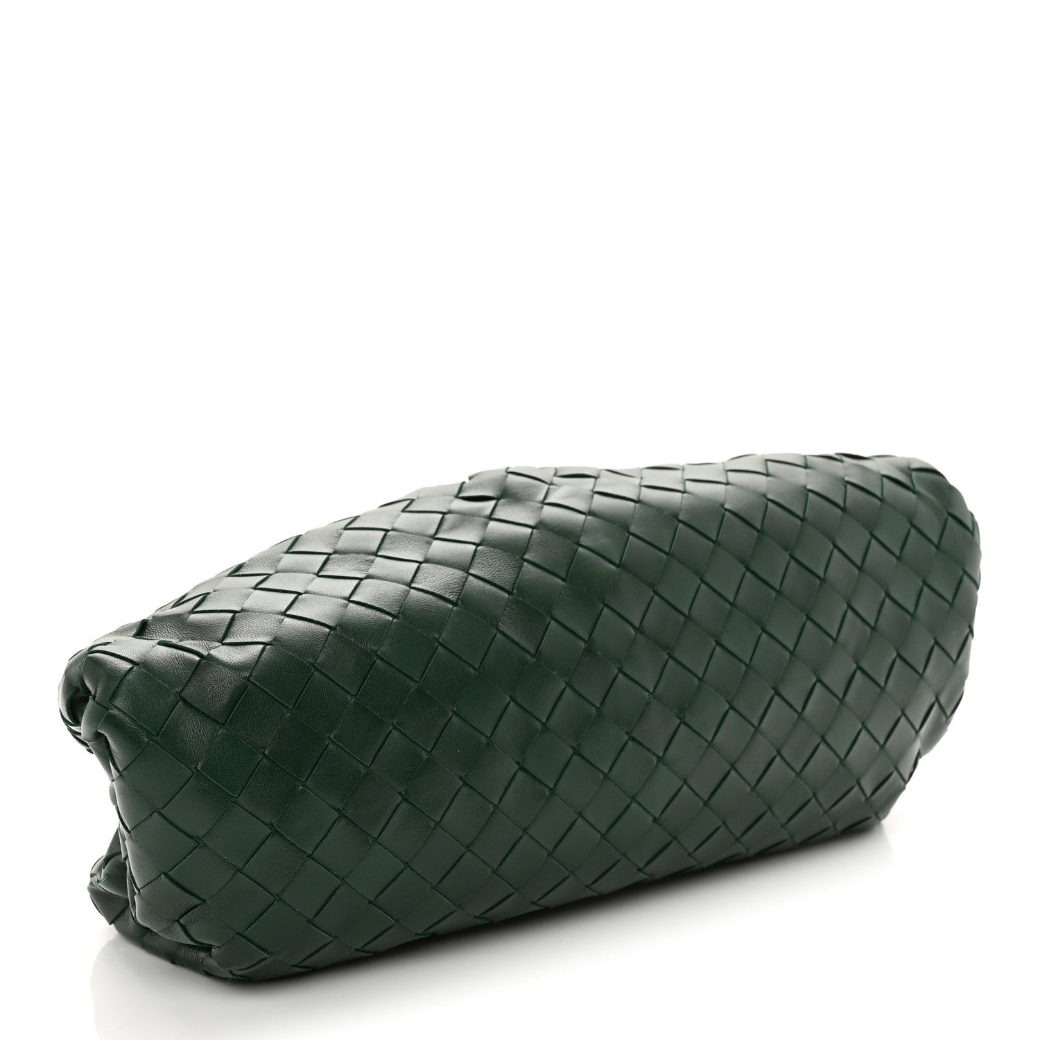 Nappa Maxi Intrecciato The Pouch Oversized Clutch Raintree