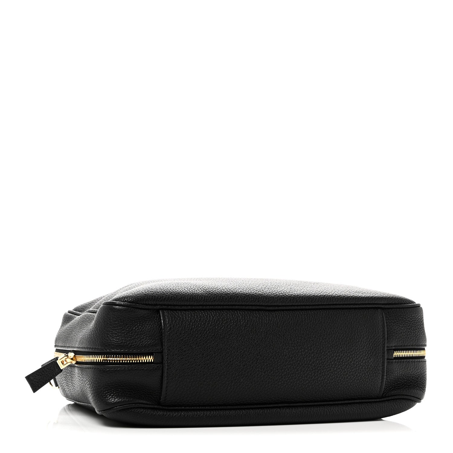 Vitello Daino Soft Large Top Handle Bag Black
