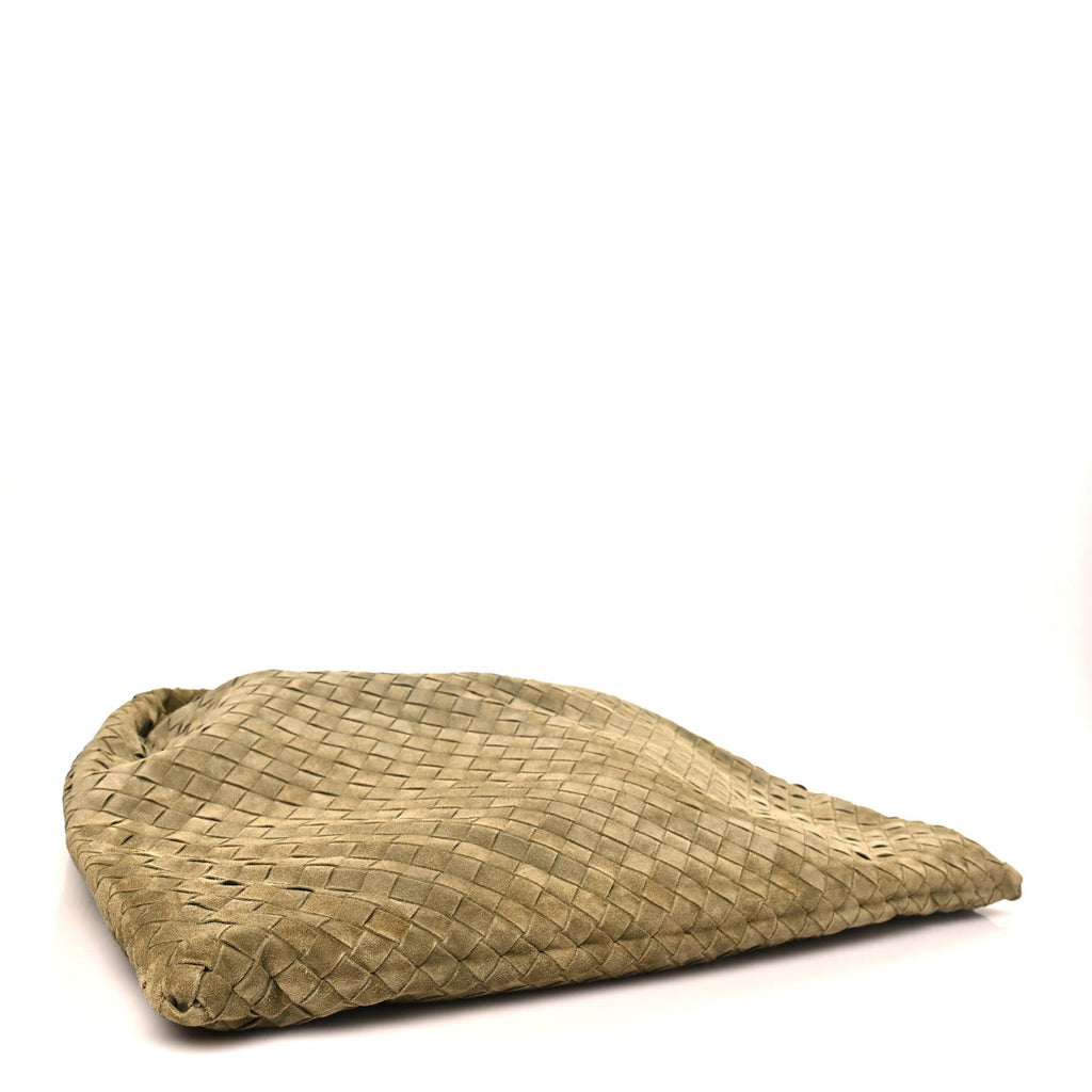 Suede Intrecciato Large Hop Mud