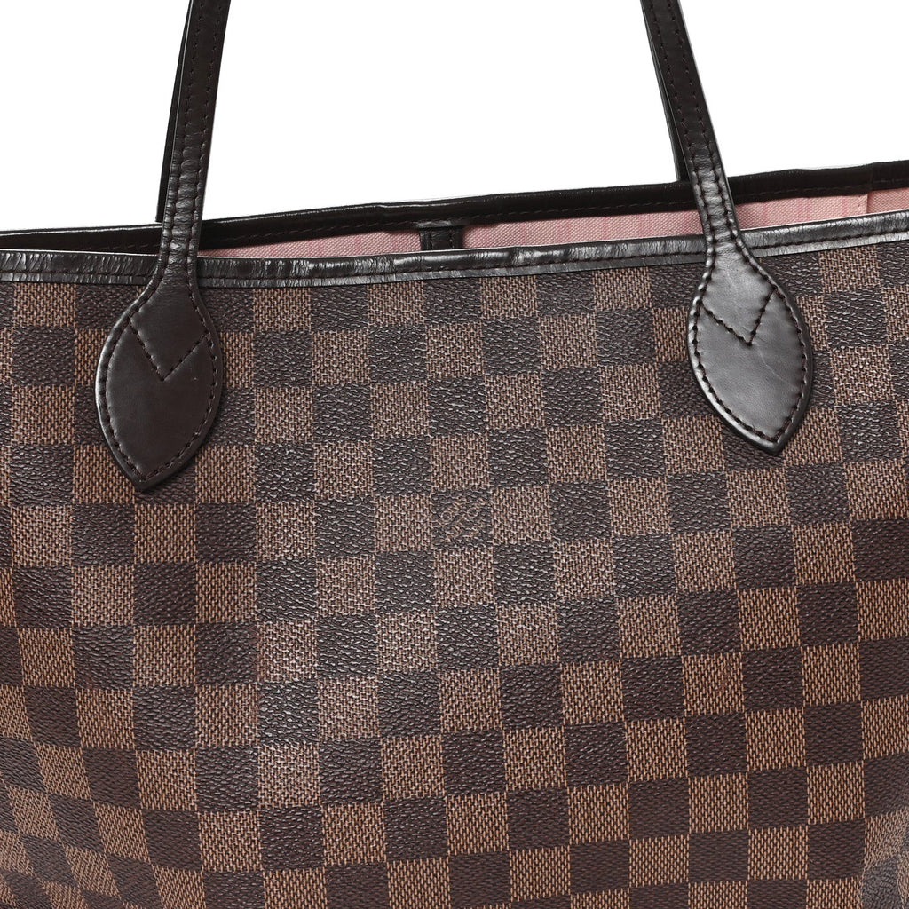 Damier Ebene Neo Neverfull MM Rose Ballerine Rose Ballerine