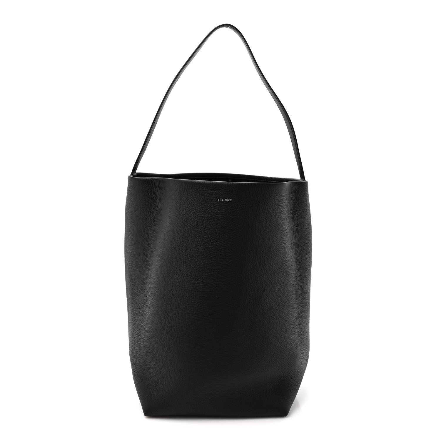 Grained Calfskin Large N/S Park Tote Black