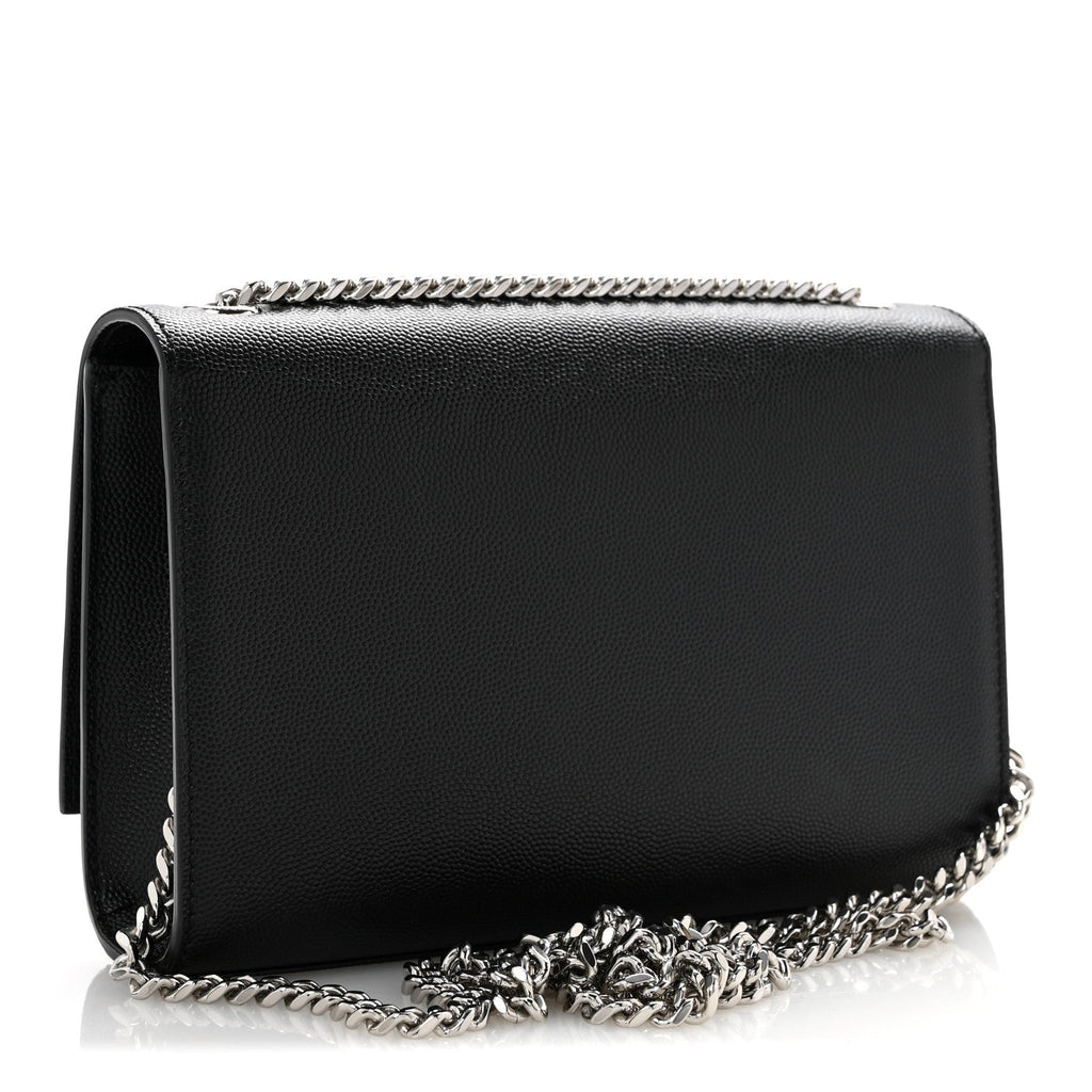 Grain De Poudre Small Monogram Kate Satchel Black