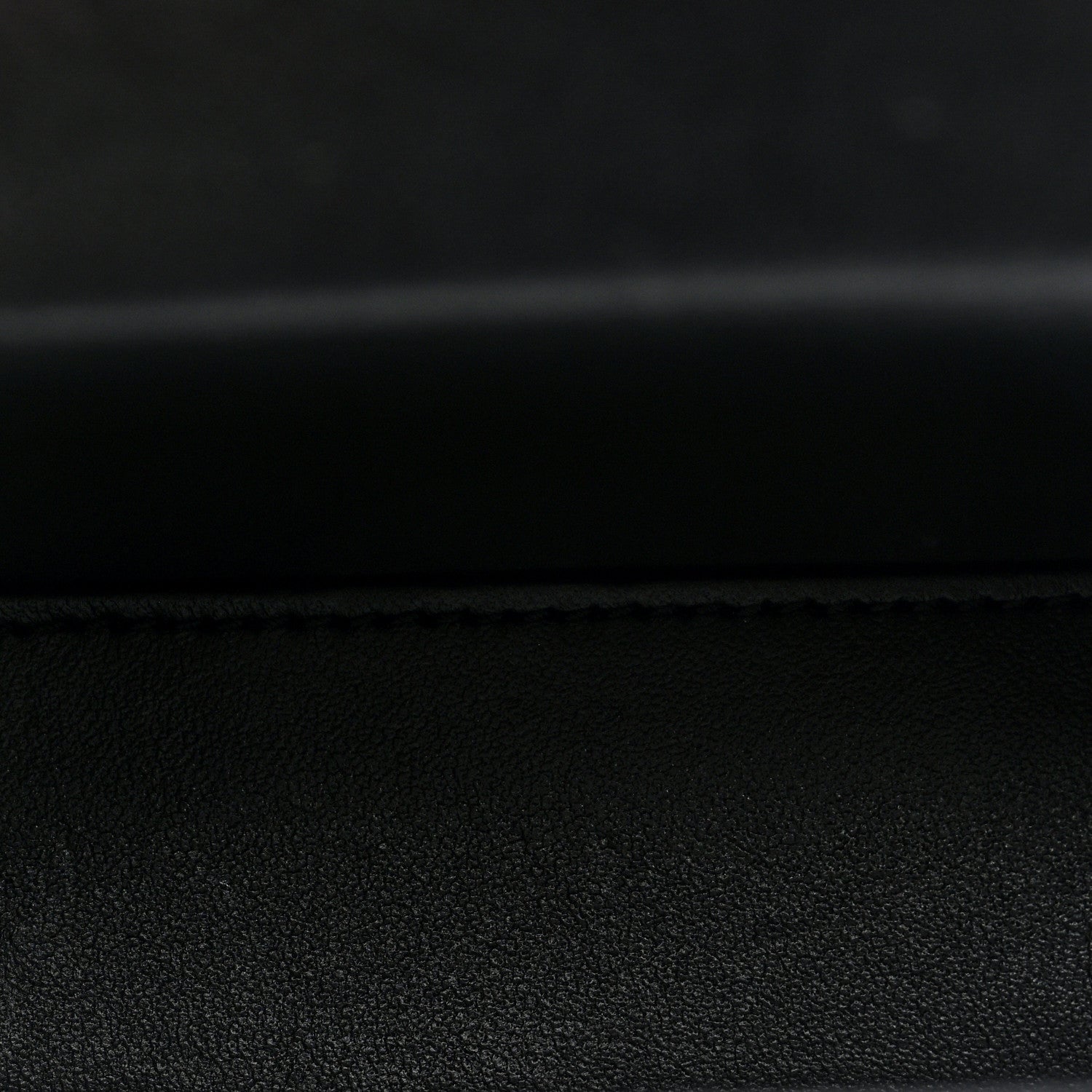 Shiny Calfskin Triomphe Mini Chain Box Bag Black