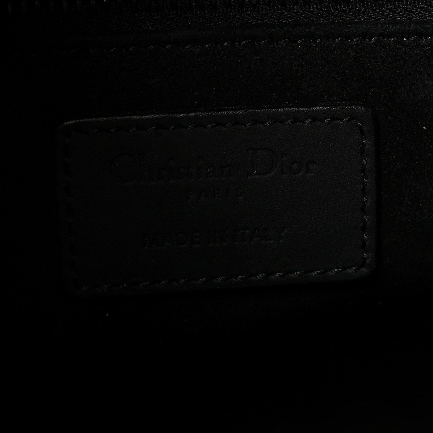 Ultra Matte Calfskin Cannage Medium Lady Dior Black