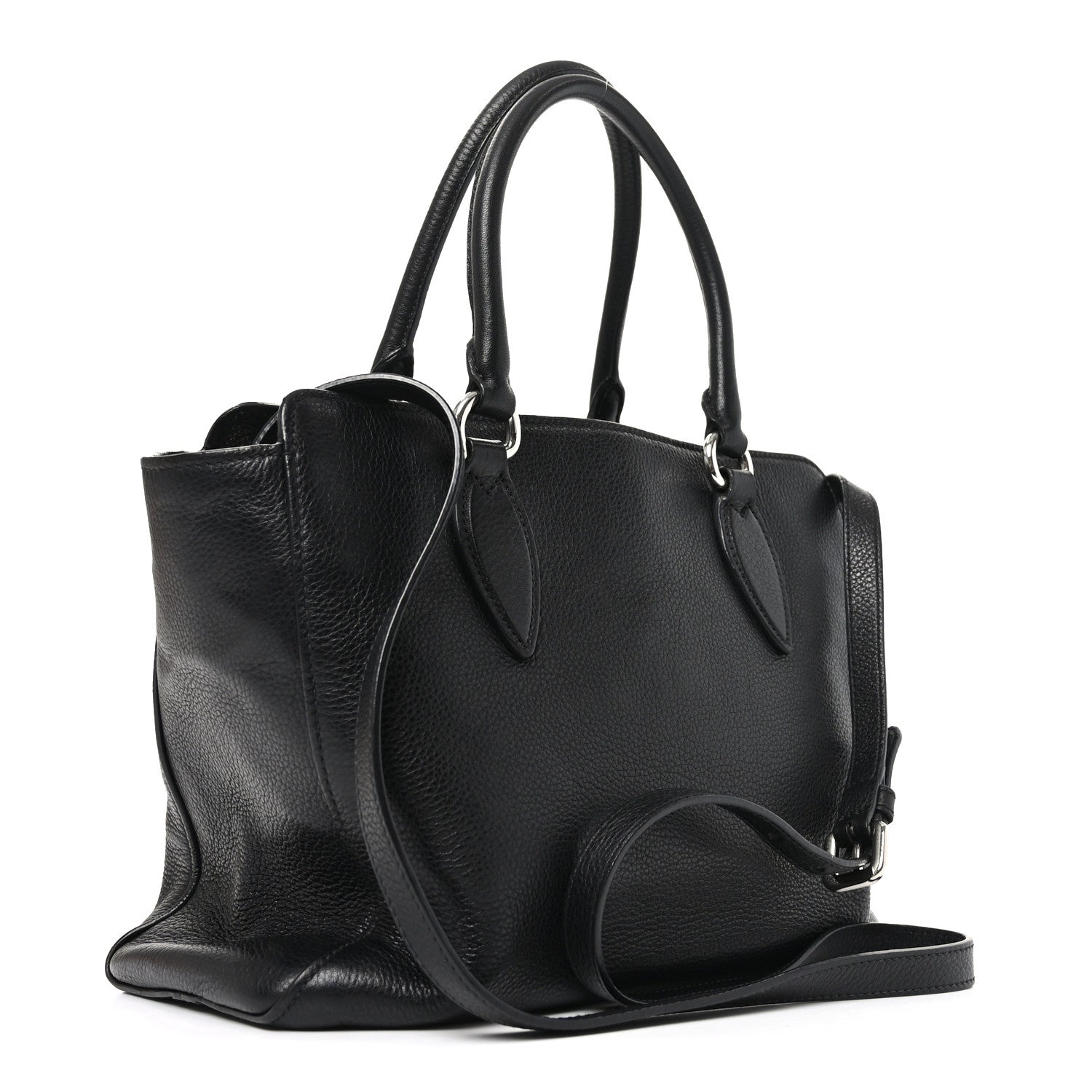 Vitello Phenix Tote Black