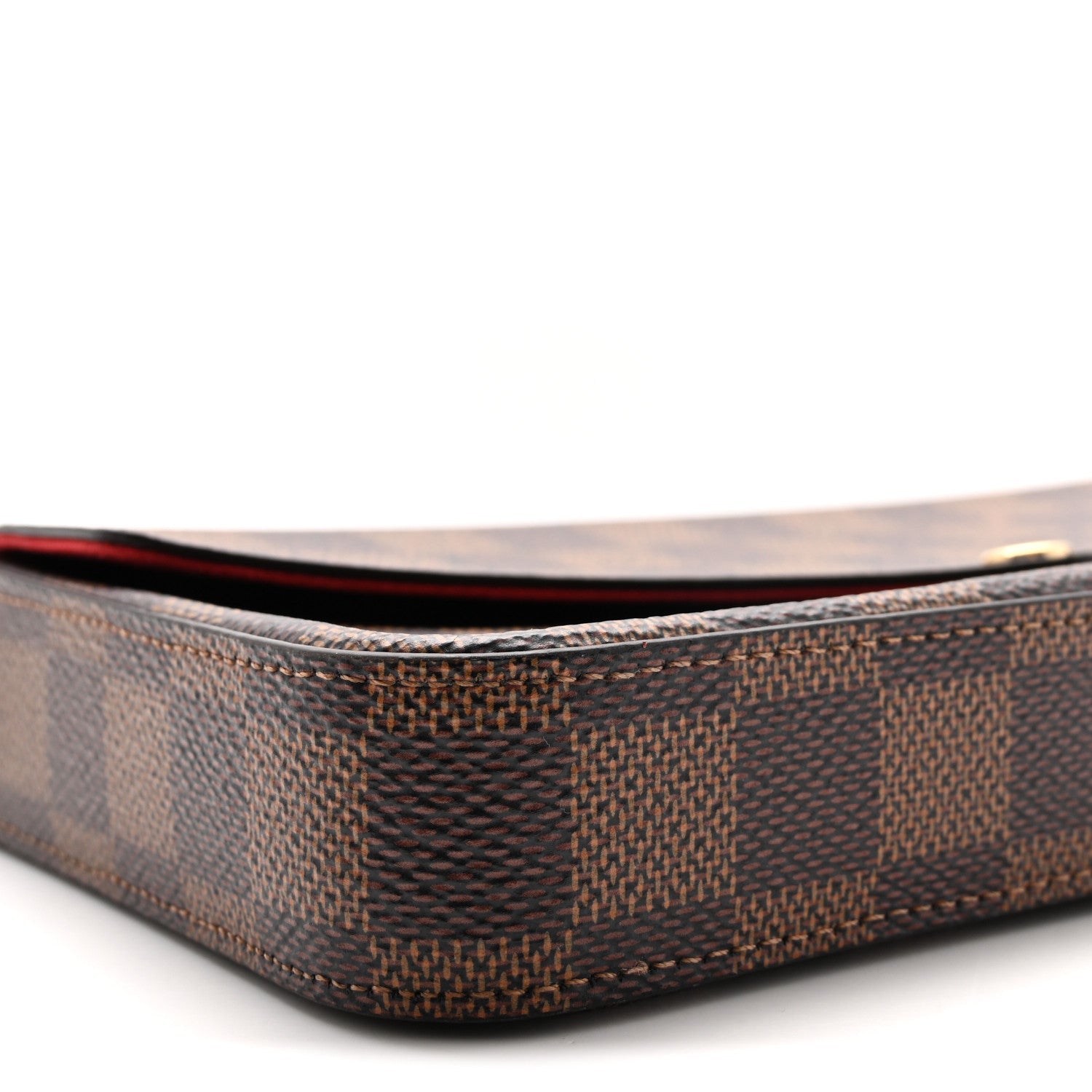 Damier Ebene Pochette Felicie Chain Wallet