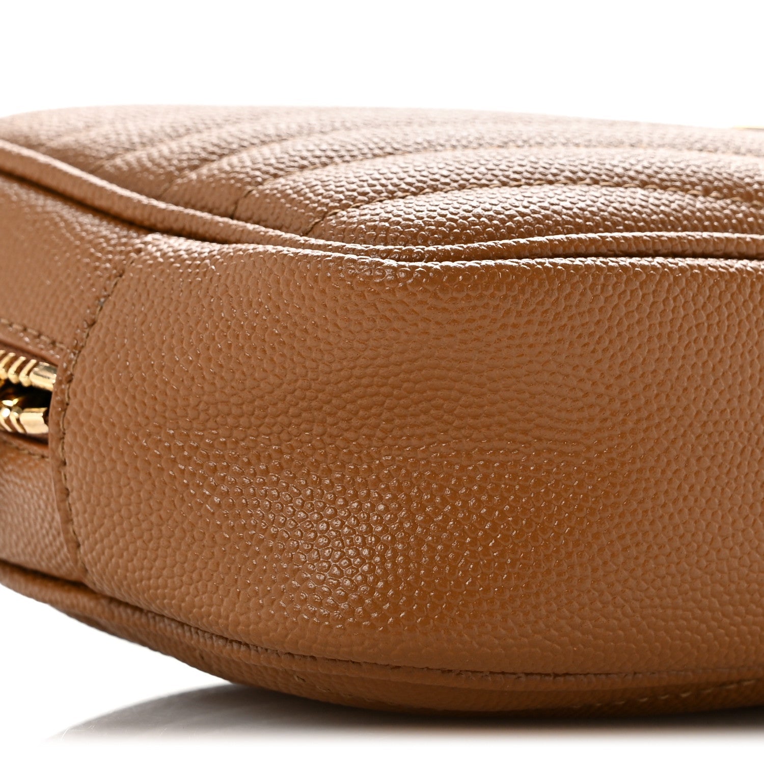 Grain De Poudre Matelasse Monogram Mini Lou Camera Bag Dark Natural