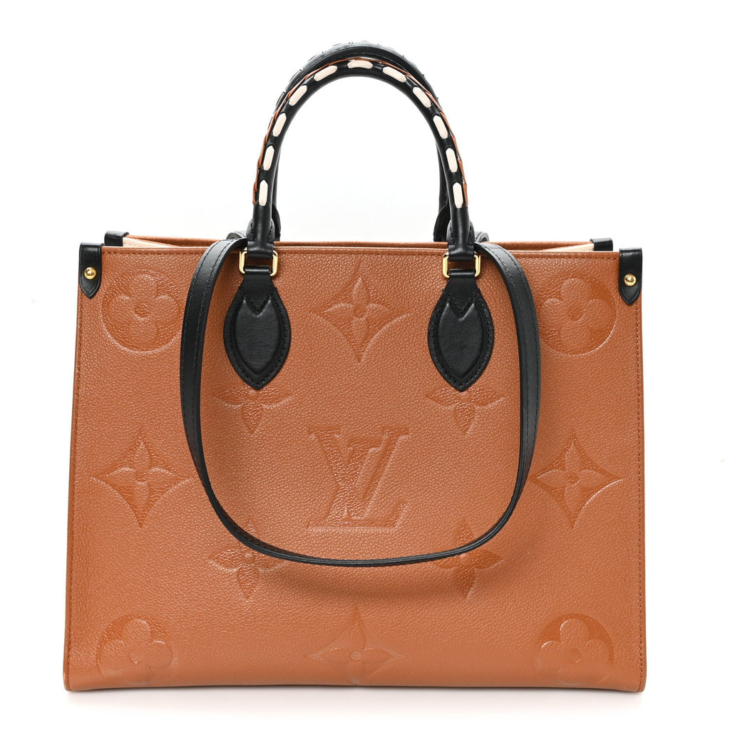 Empreinte Monogram Giant Wild At Heart Onthego MM Caramel