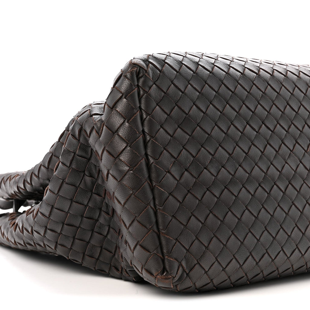 Nappa Intrecciato Garda Bag Ebano