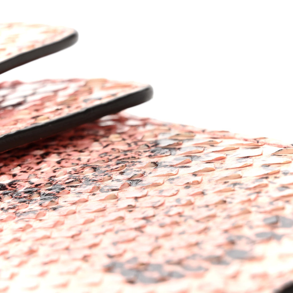 Snakeskin Enamel Mini Dionysus Shoulder Bag Pastel Pink