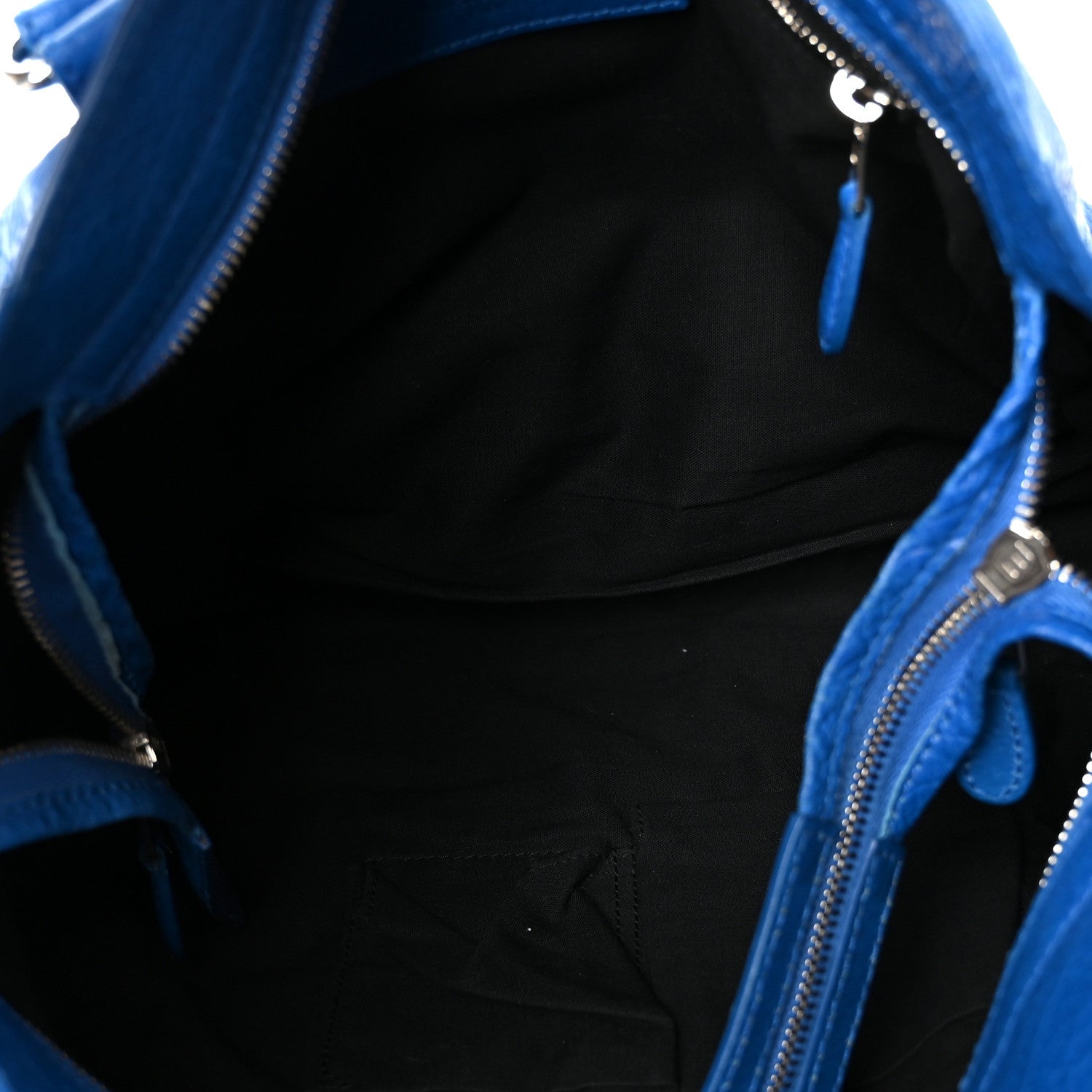 Agneau Giant 12 Silver Hardware City Bleu Lazuli