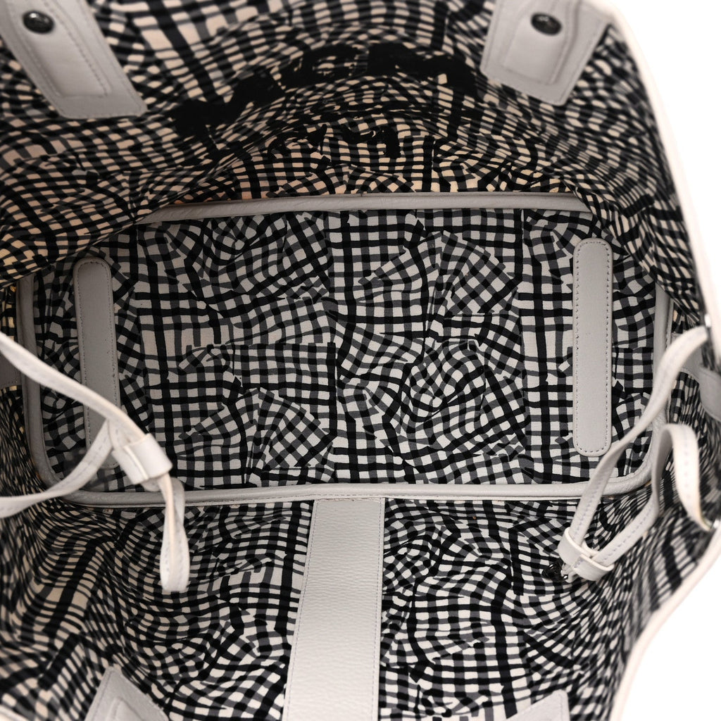 Visetos Medium Liz Reversible Shopper Tote White