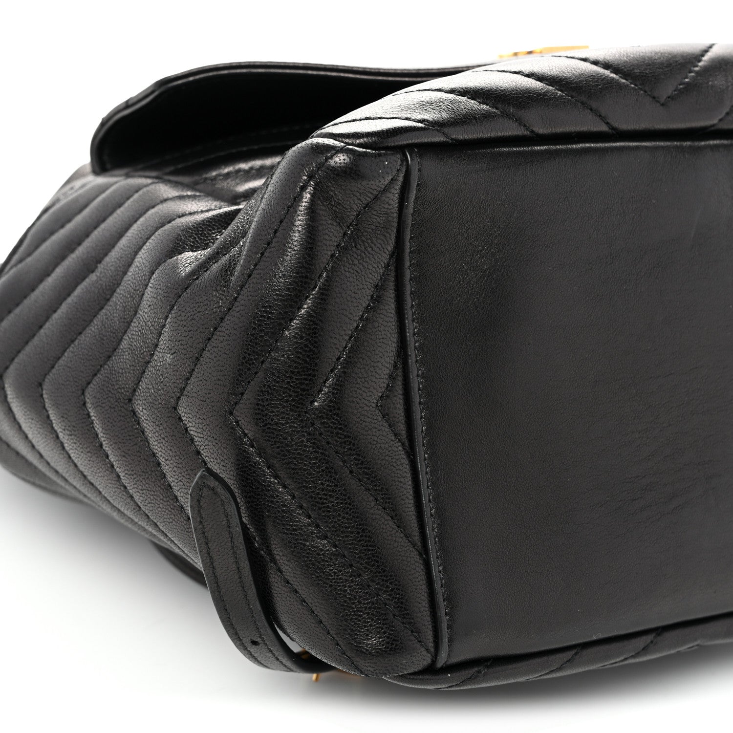 Lambskin Matelasse Monogram Joe Backpack Black