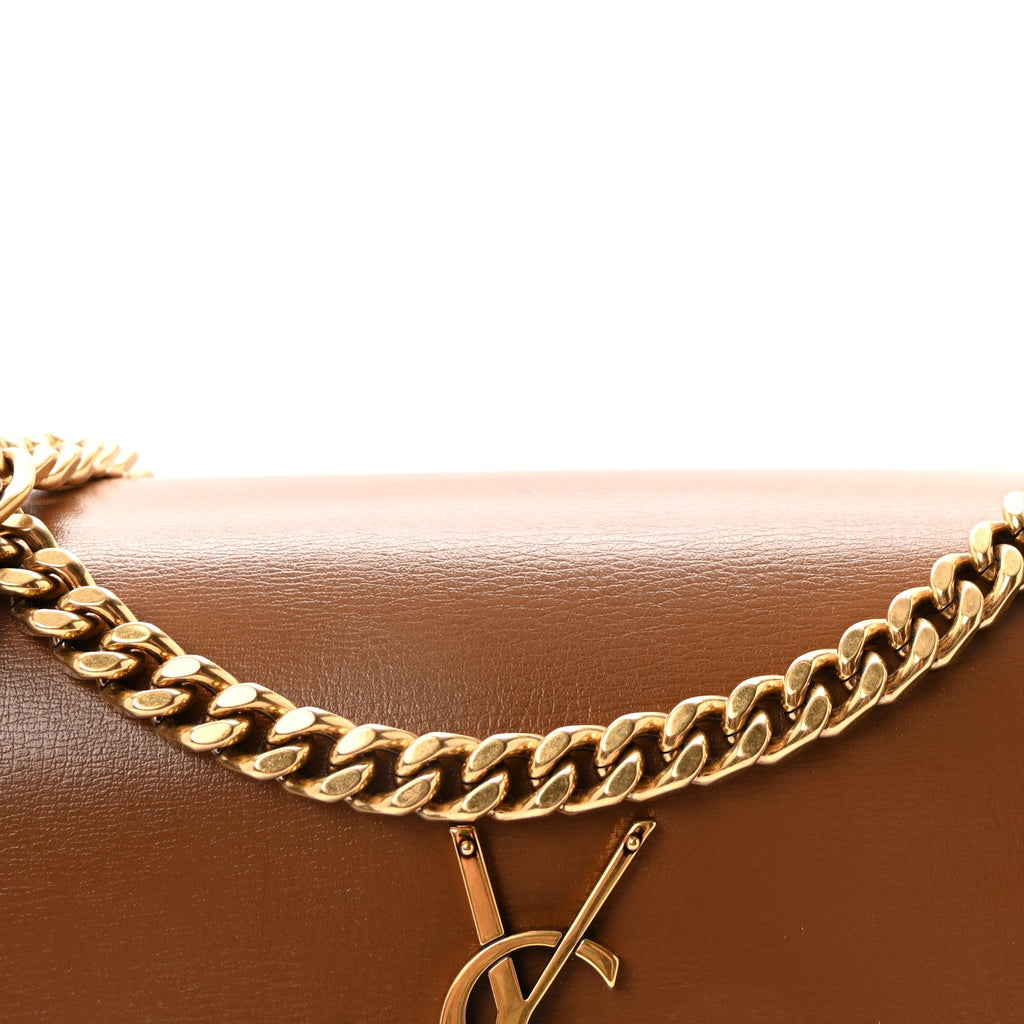 Smooth Calfskin Medium Monogram Sunset Satchel Fox