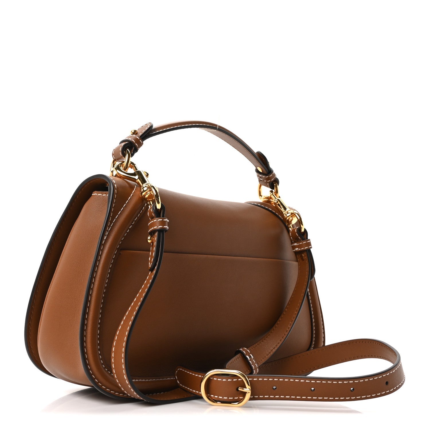 Calfskin Large Blondie Top Handle Flap Bag Sundial