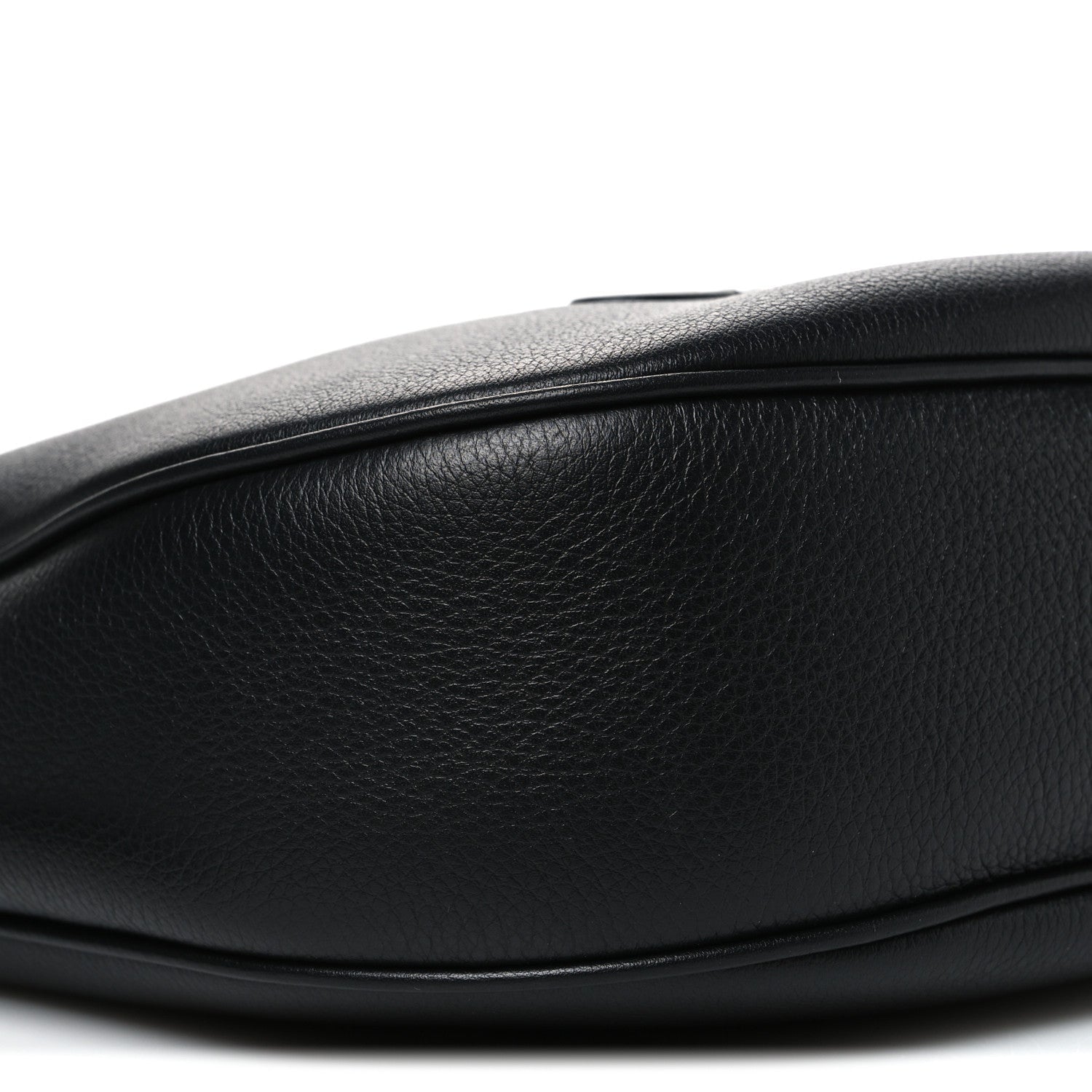 Supple Calfskin Cuir Triomphe Small Heloise Shoulder Bag Black