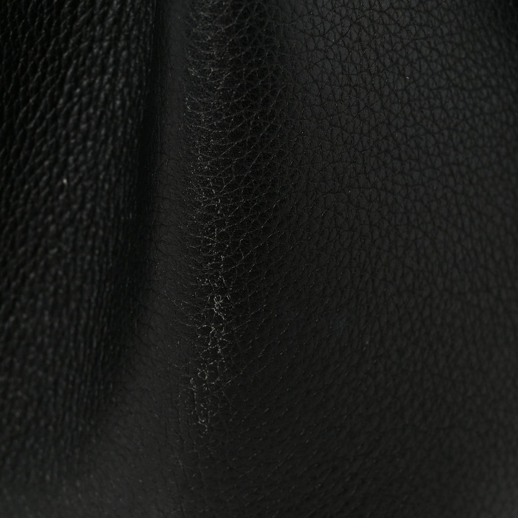 Soft Calfskin My Lockme Top Handle Black