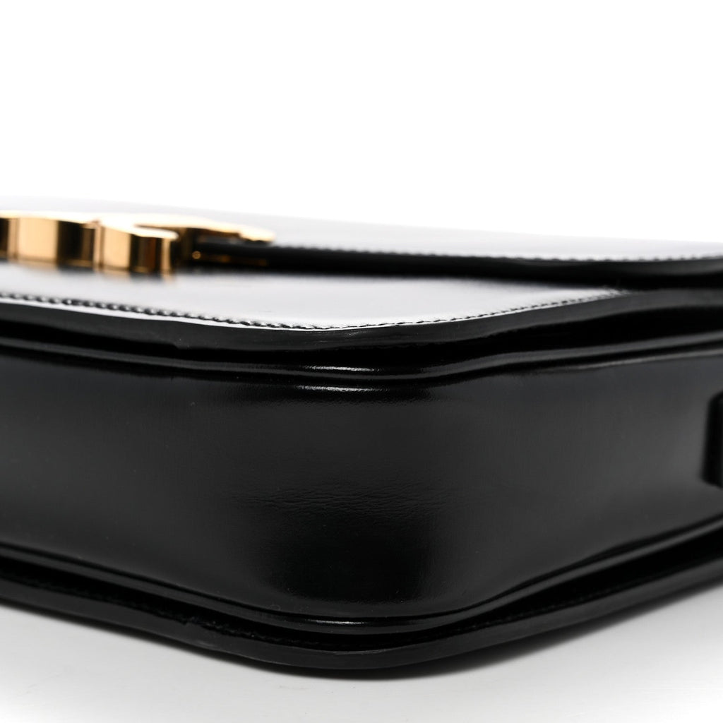 Shiny Calfskin Medium Triomphe Black