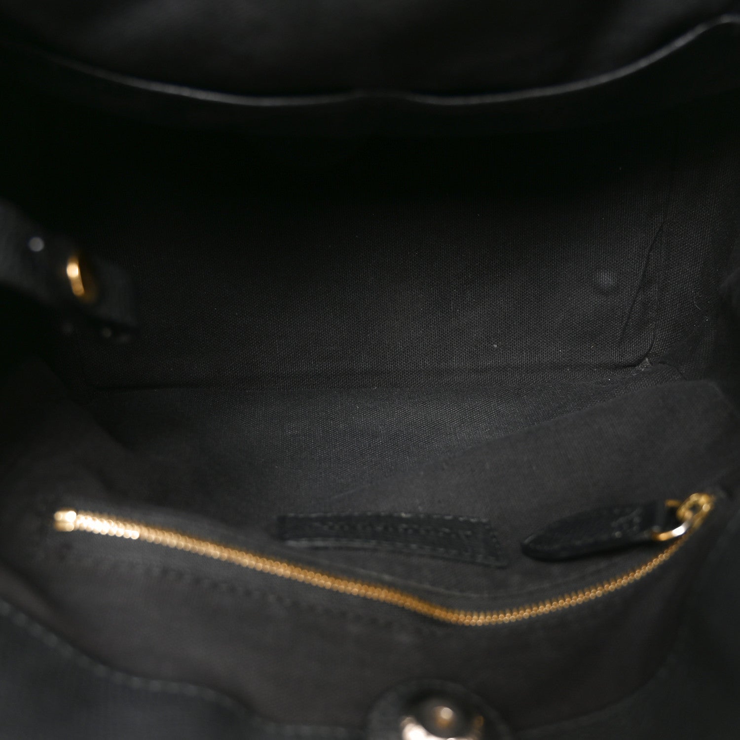 Grainy Calfskin House Check Small Canterbury Tote Black