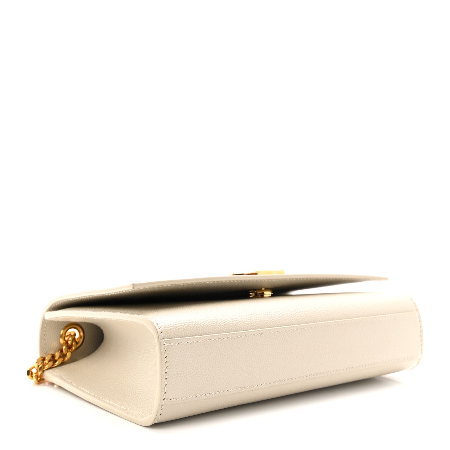 Grain De Poudre Small Monogram Kate Satchel Crema Soft