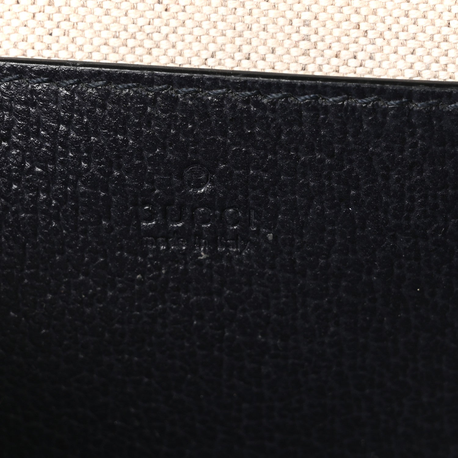 GG Supreme Monogram Textured Dollar Calfskin Web Mini Ophidia Envelope Shoulder Bag Beige Blue