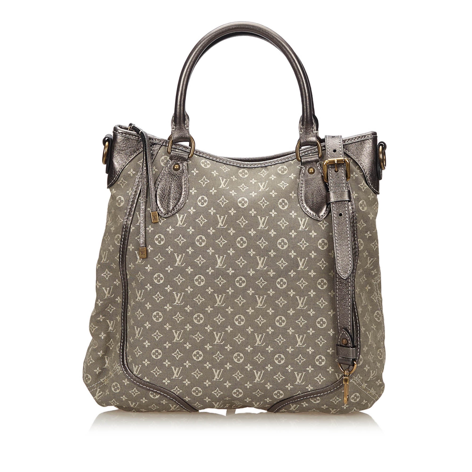 Louis Vuitto Besace Angele Platine Mini Lin Canvas Shoulder Bag