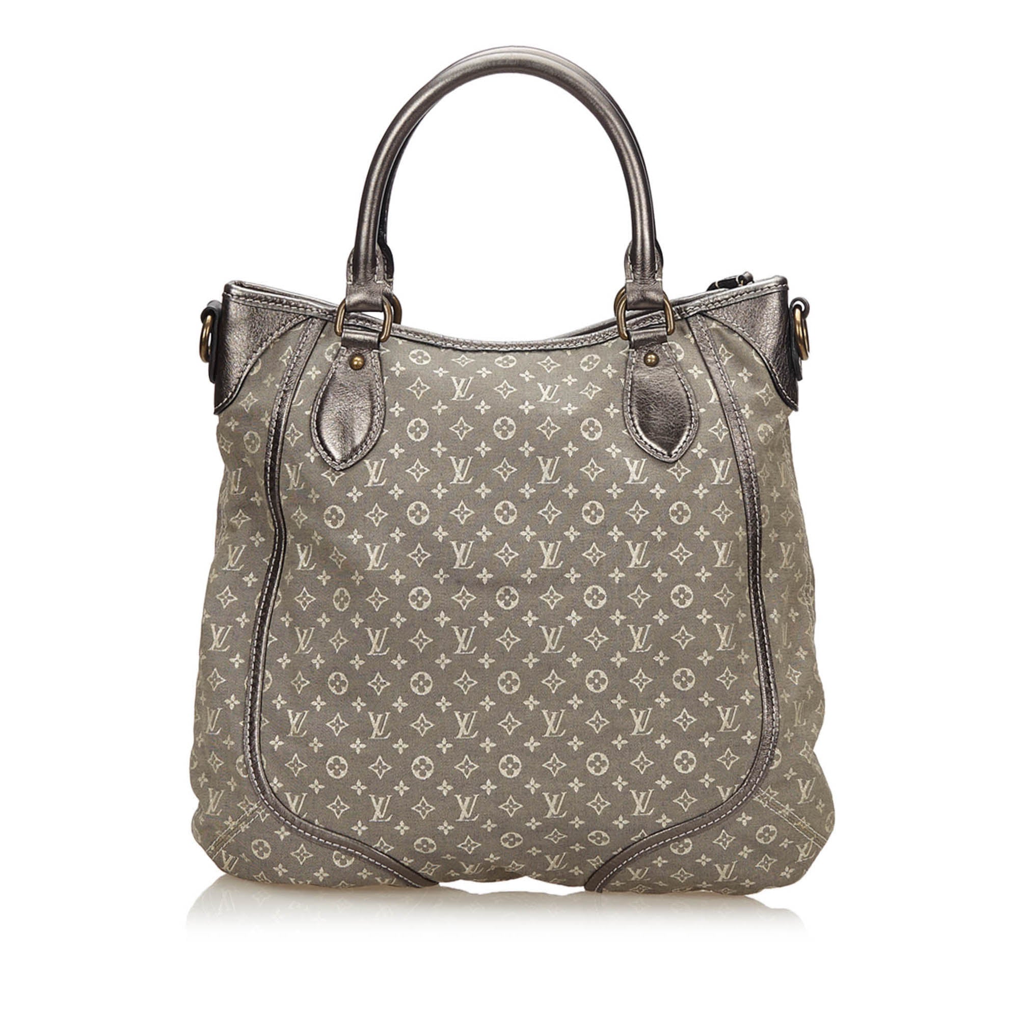 Louis Vuitto Besace Angele Platine Mini Lin Canvas Shoulder Bag
